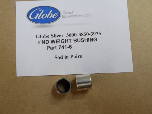 Globe Slicer End Weight Bushings 741-6 For 3600-3850-3975 Series Models